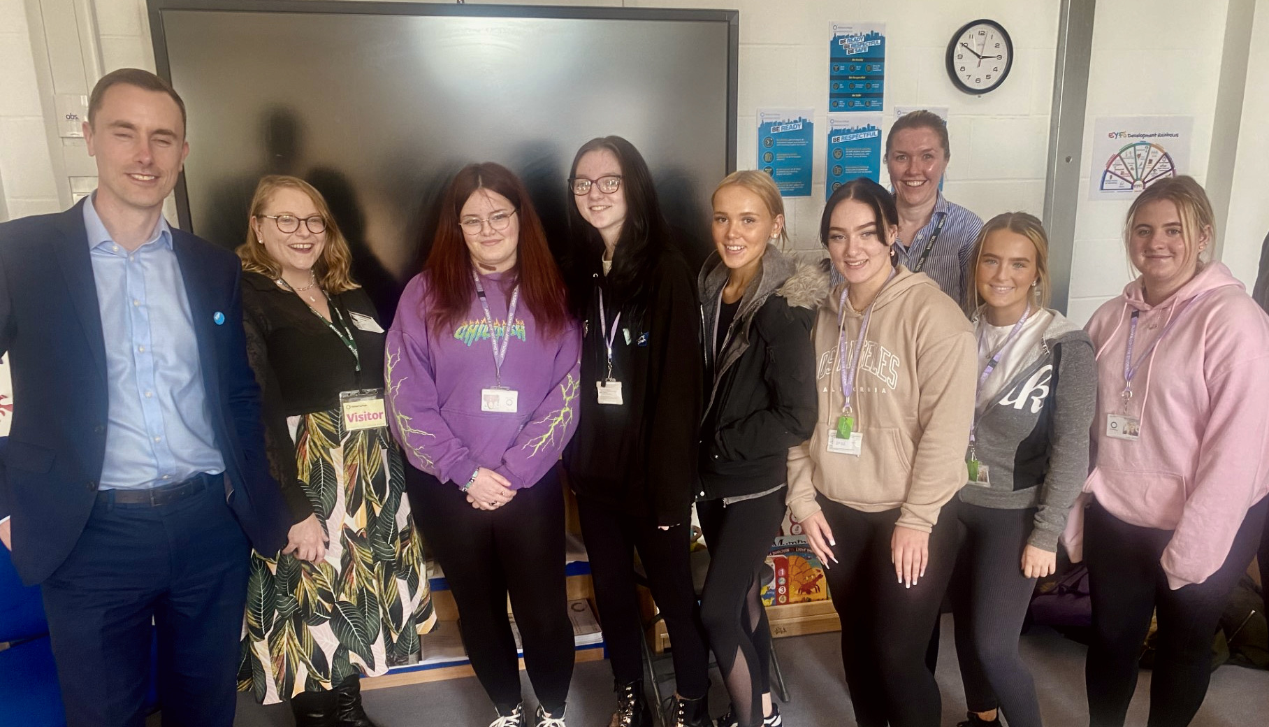 Staff and students