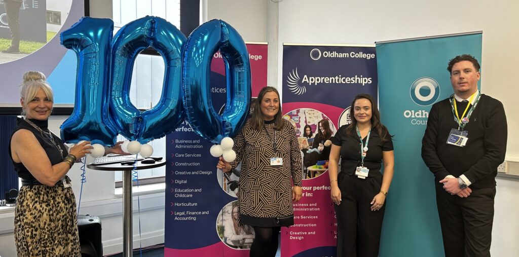 We’ve launched our 100 Apprenticeships in 100 Days campaign across Oldham