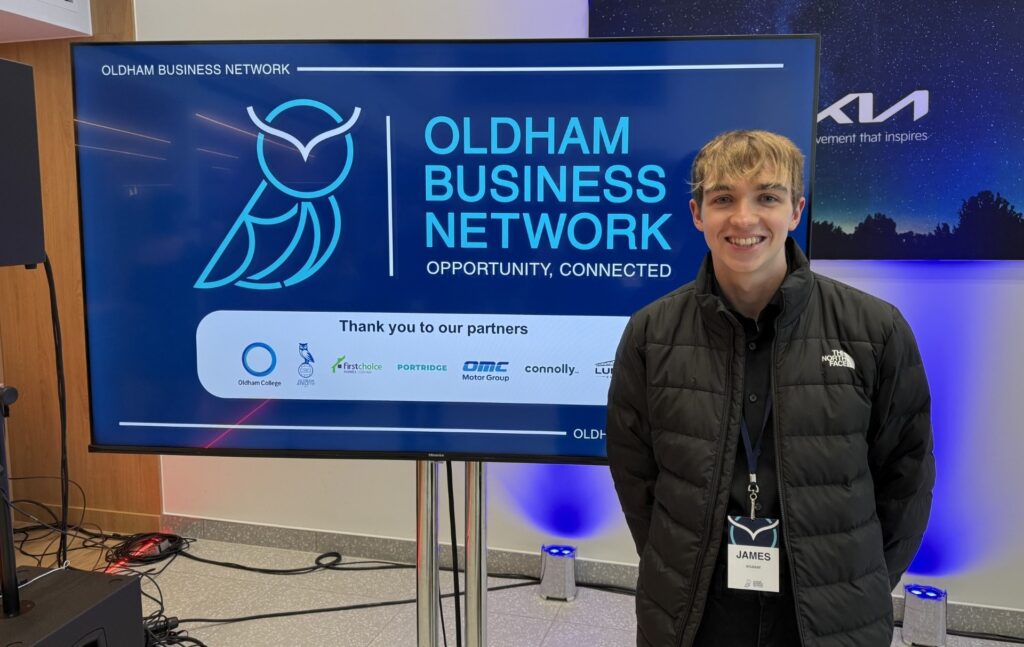 University Campus Oldham student designs Oldham Business Network logo