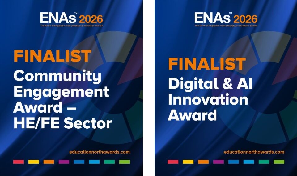 Oldham College shortlisted at the Educate North Awards