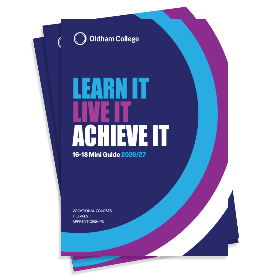 Oldham College Mini Guide Booklets